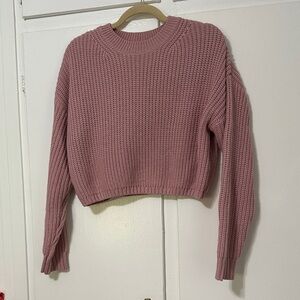 Women's Pink Knit Sweater